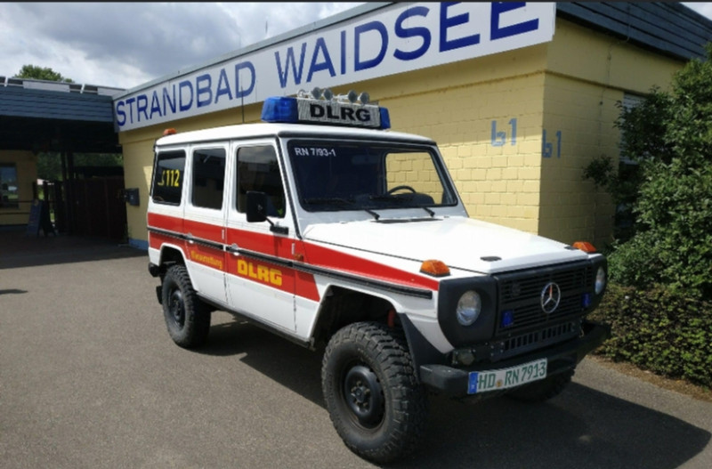 Rettungswache Oskar Meyer am Waidsee Weinheim