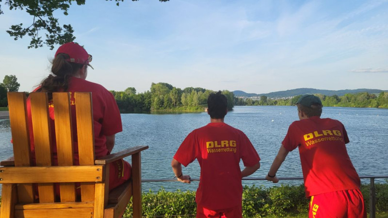 Symbolbild: DLRG-Wachgänger am Heddesheimer Badesee